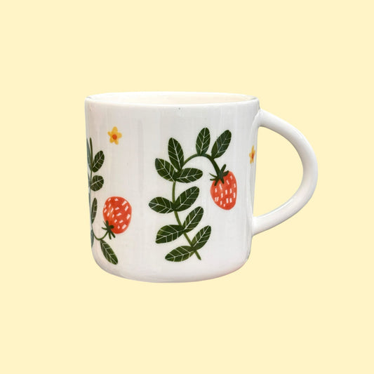 Duży kubek herbaciany 580 ml - poziomki